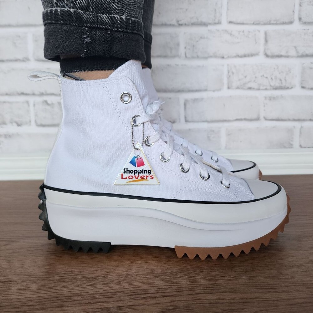 ⭐Converse Chuck Taylor Run Star Hike Hi Sz 6 Men's Shoes Sneakers White 166799C